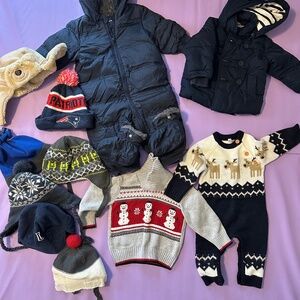 12 Month Boy Clothes Winter Bundle